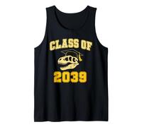 Funny Class of 2039 Grow with Me Dinosaur Graduation Camiseta sin Mangas
