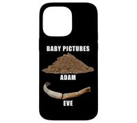 Funny Clean Bible Character Humor - Adam & Even Baby Photos Carcasa para iPhone 14 Pro Max