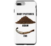 Funny Clean Bible Character Humor - Adam & Even Baby Photos Carcasa para iPhone 7 Plus/8 Plus