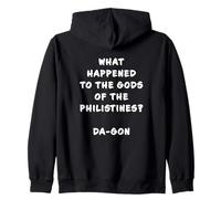 Funny Clean Bible Character Humor - gods of The Philistines Sudadera con Capucha