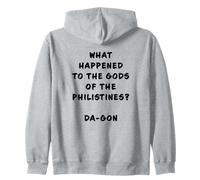 Funny Clean Bible Character Humor - gods of The Philistines Sudadera con Capucha