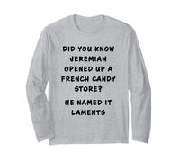 Funny Clean Bible Character Humor - Jeremiah Opened Store Manga Larga