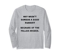 Funny Clean Bible Character Humor - Samson Arches Joke Manga Larga