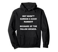 Funny Clean Bible Character Humor - Samson Arches Joke Sudadera con Capucha