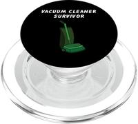 Funny Cleaning Lady Aspiradora Superviviente Ama de Casa PopSockets PopGrip para MagSafe