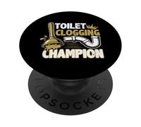 Funny Clogging Legend Baño PopSockets PopGrip Adhesivo