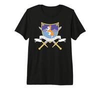 Funny Coat of Arms Pembroke Welsh Corgi Dog Lover Camiseta Premium