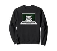 Funny Coding Cat Computer Tech Ingeniero desarrollador de Software Sudadera