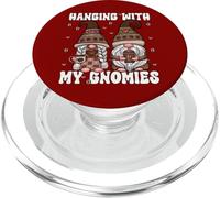 Funny Coffee GNOME For Coffee Lovers Hanging with My Gnomies PopSockets PopGrip para MagSafe