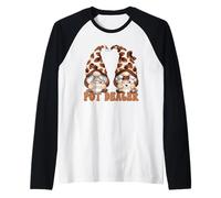 Funny Coffee Gnomes For Two Coffee Lover and Pot Dealer Camiseta Manga Raglan