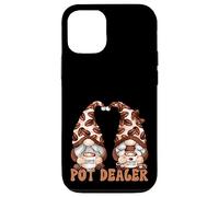 Funny Coffee Gnomes For Two Coffee Lover and Pot Dealer Carcasa para iPhone 12/12 Pro