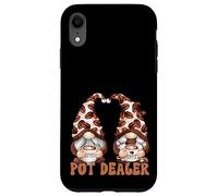 Funny Coffee Gnomes For Two Coffee Lover and Pot Dealer Carcasa para iPhone XR