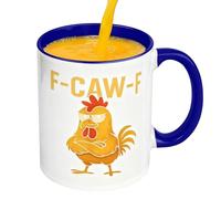 Funny Coffee Mug - Taza de 350 ml, cerámica Chicken Comfort Grip, versátil Beverage Companion | Easy-to-Clean, Fun Mugs Novelty Drink Cups, for Women Birthday Christmas Home Office School Dorm Hot