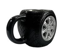 Funny Coffee Mug - Taza de té de acero inoxidable de 300 ml | Insulated Comfortable Grip Drinkware | 3D Tire Insulated Non Slip Comfort Grip For Home Living Room Kitchen Office Apartment Camping