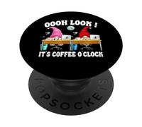 Funny Coffee Quote For Women Work GNOME For Office Squad PopSockets PopGrip Adhesivo