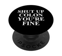 Funny Colon Apparel - Lindo diseño de Colon PopSockets PopGrip Adhesivo