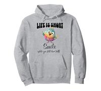 Funny Colorful Bird Shirt Cute Bird Humor tee Life Is Short Sudadera con Capucha