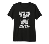 Funny Computer G amiseta Divertida Hacker codificador Programador Camiseta Premium