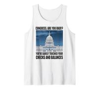 Funny Congress US Capitol Politics Joke Washington DC Humor Camiseta sin Mangas