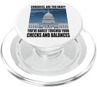 Funny Congress US Capitol Politics Joke Washington DC Humor PopSockets PopGrip para MagSafe