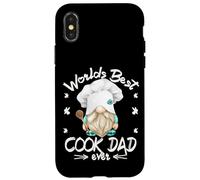 Funny Cooking GNOME Grandpa For Worlds Best Cook Dad Ever Carcasa para iPhone X/XS