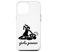Funny Cool Figure Stick Girl Power Novelty Graphic Designs Carcasa para iPhone 12 Pro MAX