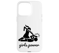 Funny Cool Figure Stick Girl Power Novelty Graphic Designs Carcasa para iPhone 15 Pro MAX