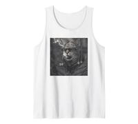 Funny Cool Rapper Cat Retro Hip Hop Meme Camiseta sin Mangas