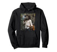Funny Cool Rasta Cat Retro Reggae Meme Sudadera con Capucha