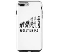 Funny Cop Evolution Departamento de Policía Policías policiales Carcasa para iPhone 7 Plus/8 Plus