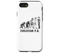 Funny Cop Evolution Departamento de Policía Policías policiales Carcasa para iPhone SE (2020) / 7 / 8
