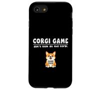Funny Corgi Dog Game Dont Look Game Over Niños Niñas Niños Carcasa para iPhone SE (2020) / 7/8