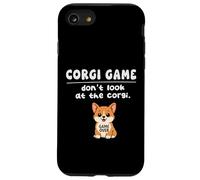 Funny Corgi Dog Game Dont Look Game Over Niños Niñas Niños Carcasa para iPhone SE (2020) / 7/8