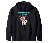 Funny Corgi Space Dog Astronauta Corgi Lover Galaxy Pet Humor Sudadera con Capucha
