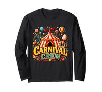 Funny Costume Party Carnival Crew Circus Lover Manga Larga