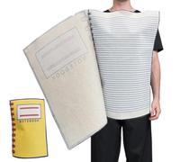 Funny Costumes - Disfraz de lápiz de cuaderno para cosplay, unisex, para adultos, mujeres, hombres, de Halloween, actividades de juego de rol, fotografía temática