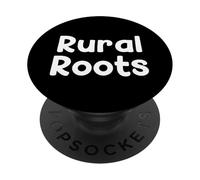 Funny Country Life Design Rural Roots Outdoor Mindset PopSockets PopGrip Adhesivo