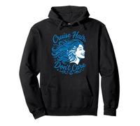Funny Couples Cruising Hair Don't Care Vacation Sudadera con Capucha