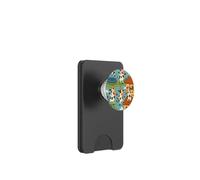 Funny Cow Cartoon Dancing Party Animal Celebration Art PopSockets PopWallet para MagSafe