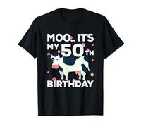 Funny Cow It's My 50th Birthday Shirt 50 Year Old Birthday Camiseta