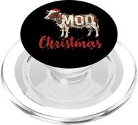 Funny Cow Lovers Cattle Famer Farming MOO Christmas Lights PopSockets PopGrip para MagSafe