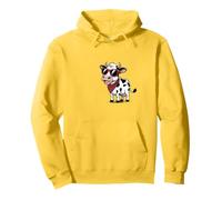 Funny Cow Red Bandana Cartoon Animal Humor Sudadera con Capucha
