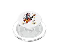 Funny Cow Rock Music Group Band Guitarristas eléctricos PopSockets PopGrip para MagSafe