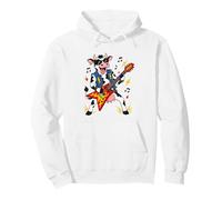 Funny Cow Rock Music Group Band Guitarristas eléctricos Sudadera con Capucha