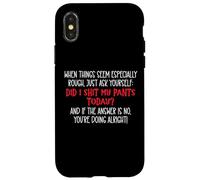 Funny Coworker Did I Shit My Pants Today Sarcastic Work Team Carcasa para iPhone X/XS