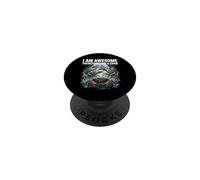 Funny Crab Shirt I Am Awesome Ocean Meme para Cazadores de cangrejos PopSockets PopGrip Adhesivo