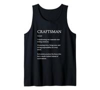 Funny Craftsman Definición Diccionario Sarcástico Camiseta sin Mangas