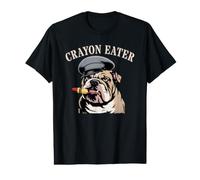 Funny Crayon Eater Boot Camp Soldado Cuerpo de Soldados Veterinario de Las Fuerzas Armadas Camiseta gráfica económica