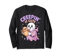 Funny Creepin´It Cute Ghost Halloween Manga Larga