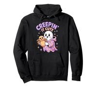 Funny Creepin´It Cute Ghost Halloween Sudadera con Capucha